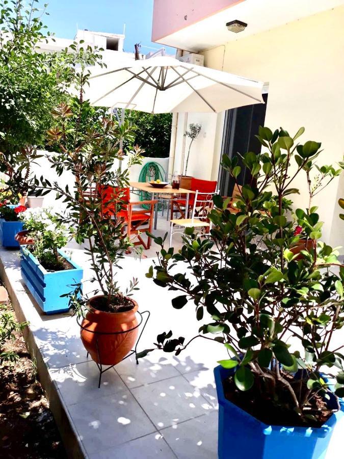 Marble Cool 2-Bedroom Down Town Yard House Kissamos Exterior photo